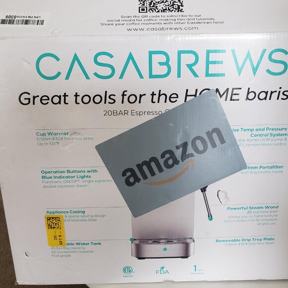 CASABREWS 3700 Essential Espresso Machine 20 Bar - Picture 10 of 11